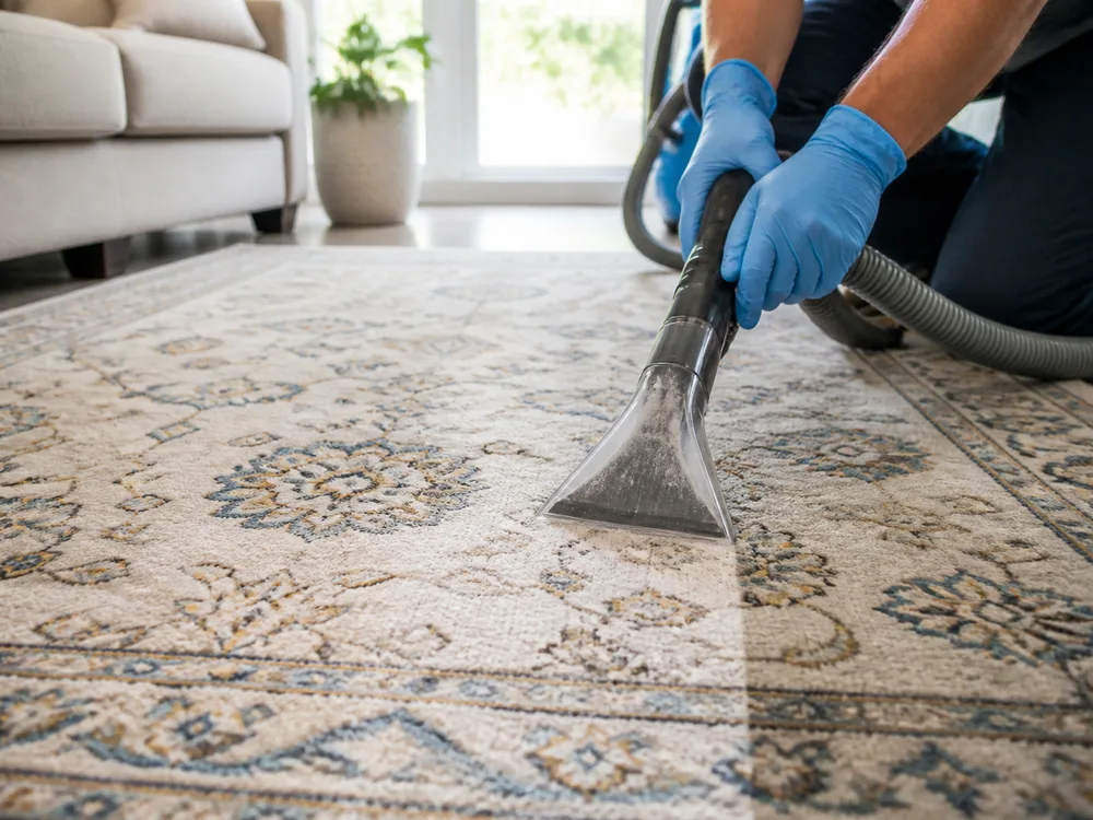 Professional area rug cleaning